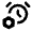 Alarm Setting Bolt Icon from Rounded Line - Material Pro Set