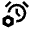 Alarm Setting Bolt Icon from Sharp Line - Material Pro Set