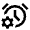Alarm Setting Gear Icon from Material Pro Line Set