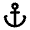 Anchor Icon from Rounded Line - Material Pro Set