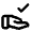 Approval Delegation Icon from Rounded Line - Material Pro Set