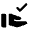 Approval Delegation Fill Icon from Rounded Fill - Material Pro Set