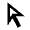 Arrow Selector Tool Icon from Sharp Line - Material Pro Set