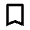 Bookmark Icon from Outlined Line - Material Pro Set