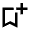 Bookmark Add Icon from Sharp Line - Material Pro Set