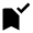 Bookmark Added Fill Icon from Outlined Fill - Material Pro Set