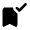 Bookmark Added Fill Icon from Rounded Fill - Material Pro Set