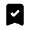 Bookmark Check Fill Icon from Rounded Fill - Material Pro Set