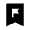 Bookmark Flag Fill Icon from Sharp Fill - Material Symbols Set
