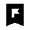 Bookmark Flag Fill Icon from Sharp Fill - Material Pro Set