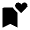 Bookmark Heart Fill Icon from Outlined Fill - Material Pro Set