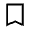 Bookmark Icon from Sharp Line - Material Symbols Set