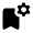 Bookmark Setting Gear Fill Icon from Rounded Fill - Material Pro Free Set