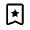 Bookmark Star Icon from Rounded Line - Material Symbols Set