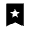 Bookmark Star Fill Icon from Sharp Fill - Material Symbols Set