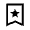 Bookmark Star Icon from Sharp Line - Material Symbols Set