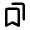 Bookmarks Icon from Rounded Line - Material Pro Free Set