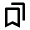 Bookmarks Icon from Outlined Line - Material Pro Free Set