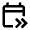Calendar Next Events Icon from Outlined Line - Material Pro Set