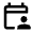 Calendar User Icon from Outlined Line - Material Pro Set