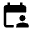 Calendar User Fill Icon from Outlined Fill - Material Pro Set