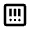 Error Square High Icon from Outlined Line - Material Pro Set