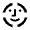 Face Scan Circle Icon from Outlined Line - Material Pro Free Set
