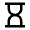 Hourglass Empty Icon from Outlined Line - Material Pro Free Set