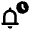 Notification Clock Icon from Rounded Line - Material Pro Free Set