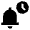 Notification Clock Fill Icon from Outlined Fill - Material Pro Free Set