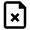 Common File Cross Remove Icon from Nova Line Set