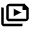 Common File Horizontal Media Files Icon from Nova Line Set