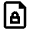 Common File Lock Icon from Nova Line Set