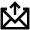 Arrow Up Envelope Icon from Atlas Line Set