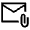 Attach Email Icon from Sharp Line - Material Symbols Set