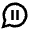 Auto Read Pause Alt Icon from Outlined Line - Material Pro Set
