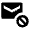 Block Email Fill Icon from Outlined Fill - Material Pro Set