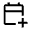 Calendar Add On Icon from Outlined Line - Material Symbols Set