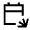 Calendar Apps Script Icon from Sharp Line - Material Symbols Set