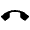 Call End Fill Icon from Sharp Fill - Material Symbols Set