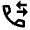 Call Forwarding Alt Icon from Outlined Line - Material Pro Set