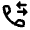 Call Forwarding Alt Icon from Rounded Line - Material Pro Set