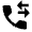 Call Forwarding Alt Fill Icon from Outlined Fill - Material Pro Set