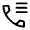 Call Log Icon from Rounded Line - Material Symbols Set