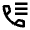 Call Log Icon from Outlined Line - Material Pro Set