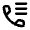 Call Log Icon from Rounded Line - Material Pro Set