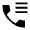 Call Log Fill Icon from Sharp Fill - Material Symbols Set