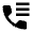 Call Log Fill Icon from Outlined Fill - Material Pro Set