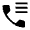Call Log Fill Icon from Outlined Fill - Material Symbols Set
