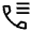 Call Log Icon from Outlined Line - Material Symbols Set